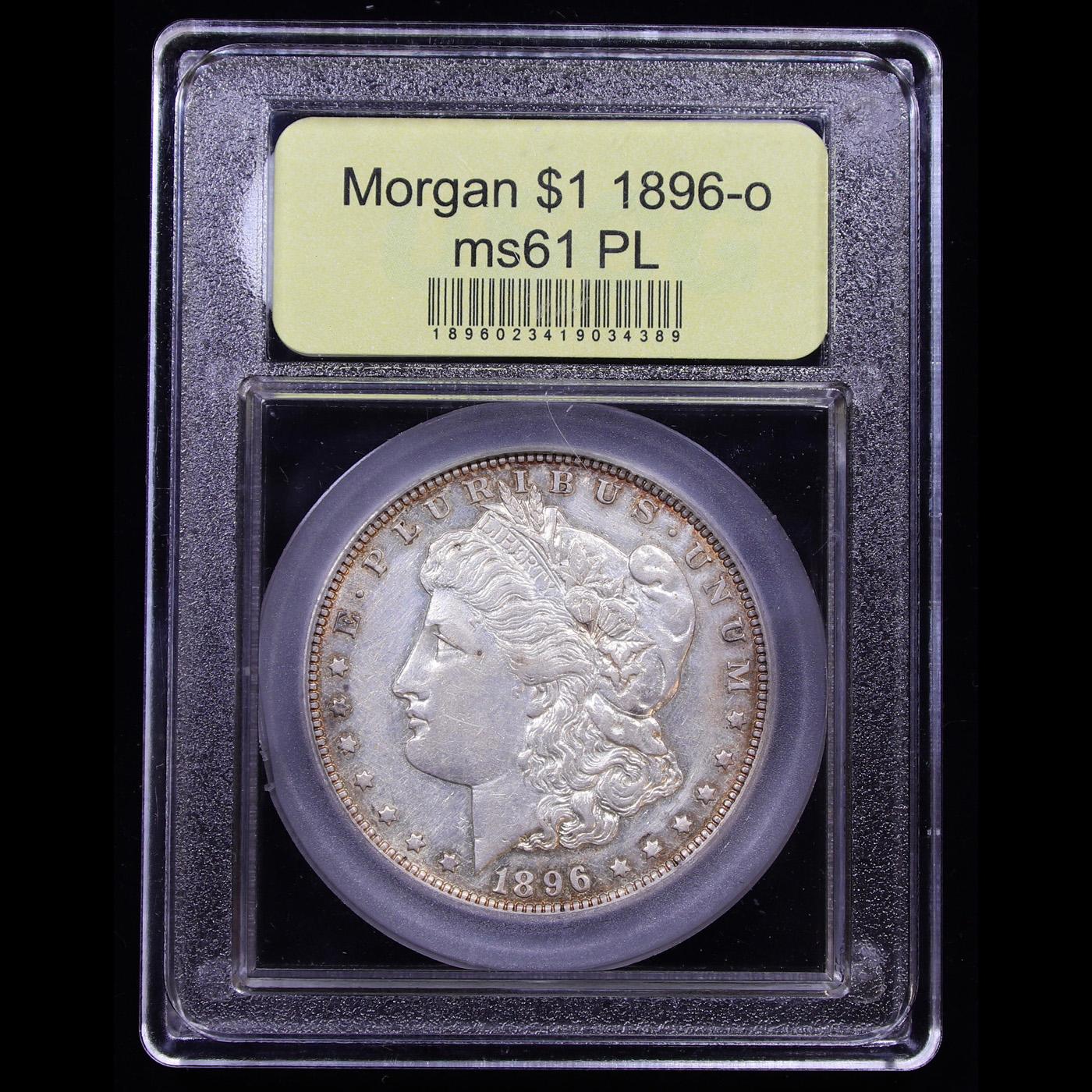 ***Auction Highlight*** 1896-o Morgan Dollar $1 Graded Unc+ PL By USCG (fc)