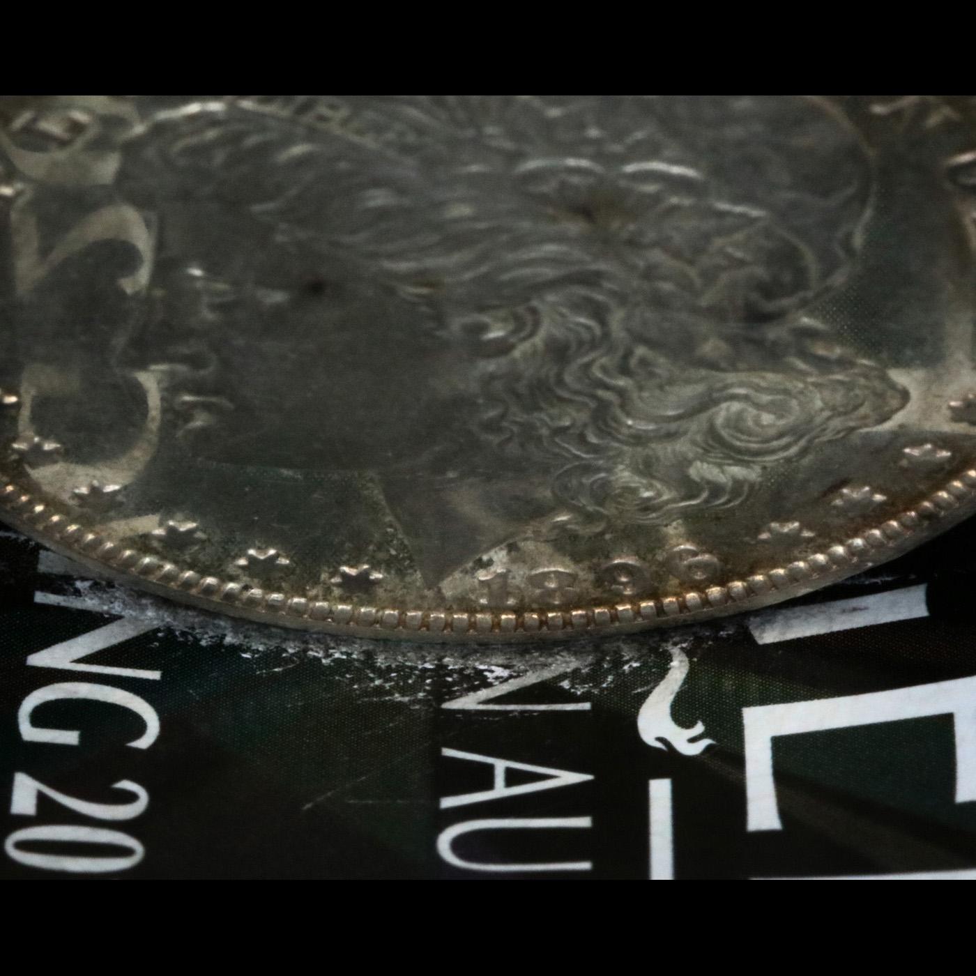 ***Auction Highlight*** 1896-o Morgan Dollar $1 Graded Unc+ PL By USCG (fc)