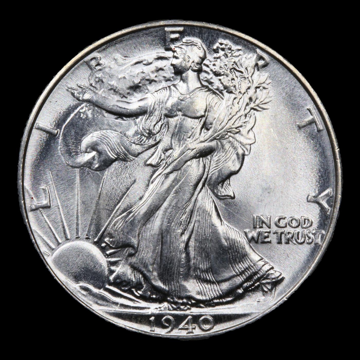 1940-p Walking Liberty Half Dollar 50c Grades GEM++ Unc