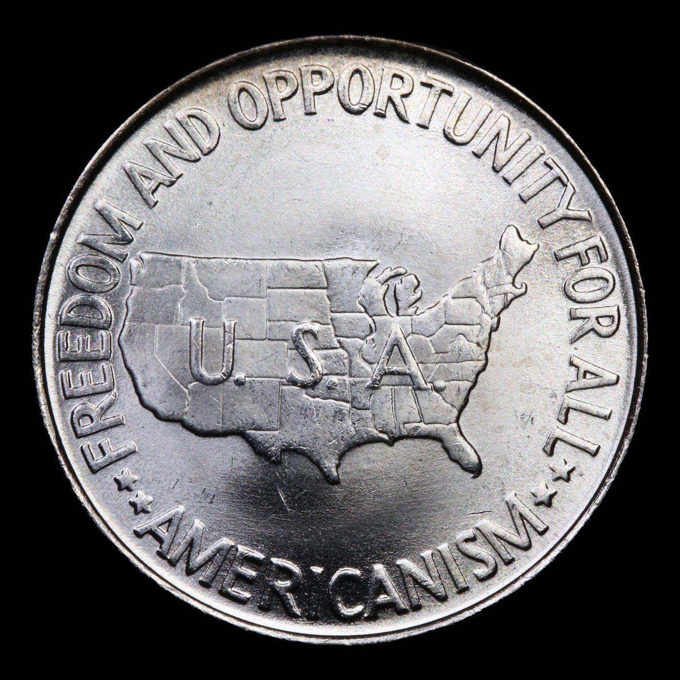 1952-p Wash/Car Old Commem Half Dollar 50c Grades Select Unc
