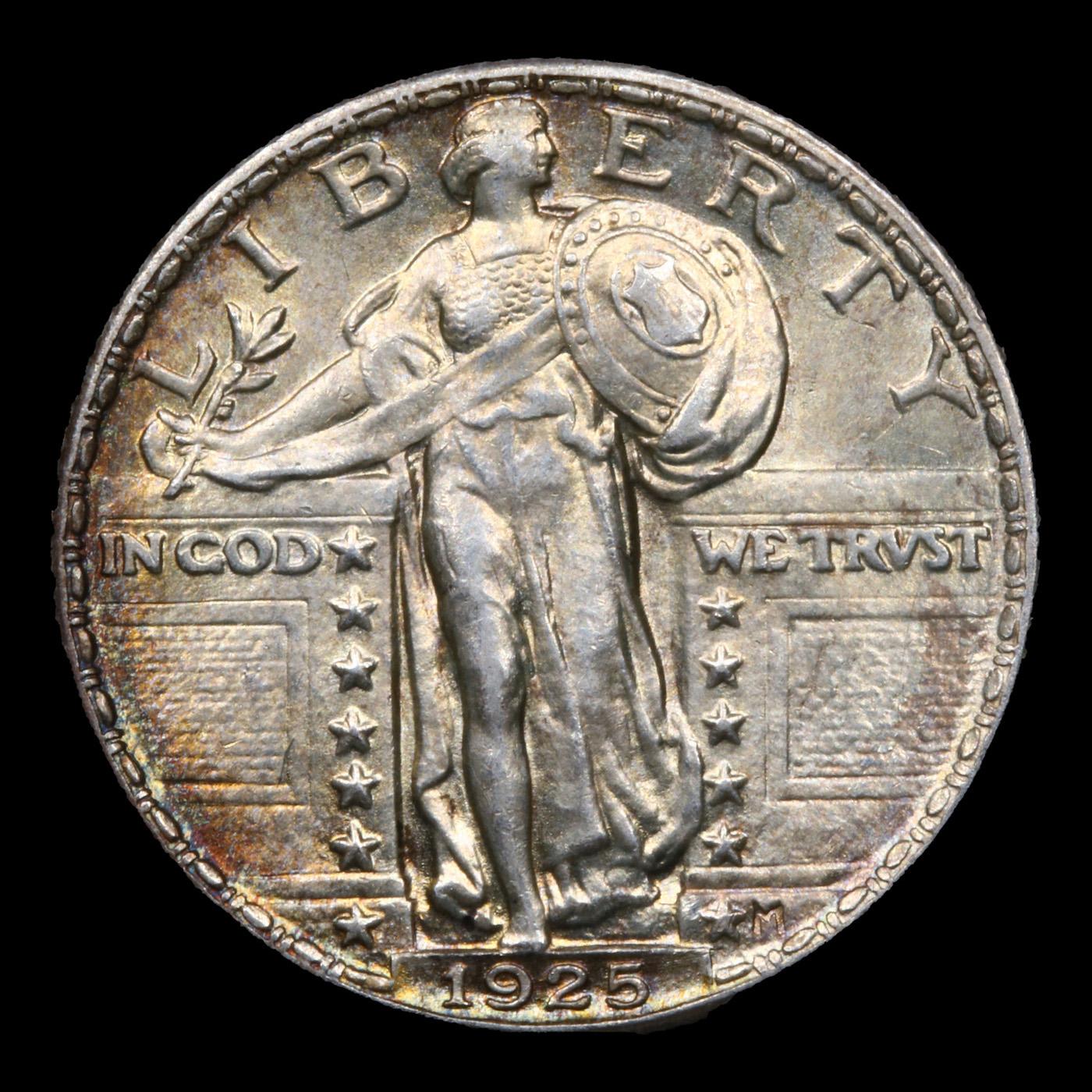 1925-p Standing Liberty Quarter 25c Grades Choice AU/BU Slider+