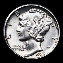 ***Auction Highlight*** 1926-s Mercury Dime 10c Graded Choice Unc FSB By USCG (fc)