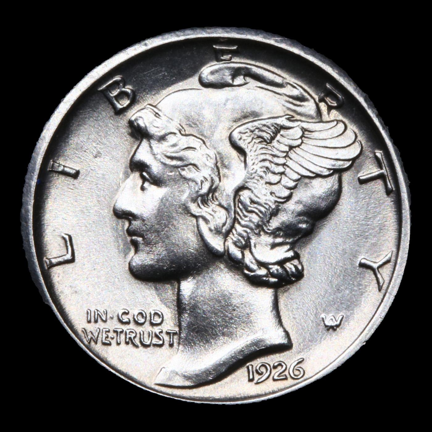 ***Auction Highlight*** 1926-s Mercury Dime 10c Graded Choice Unc FSB By USCG (fc)