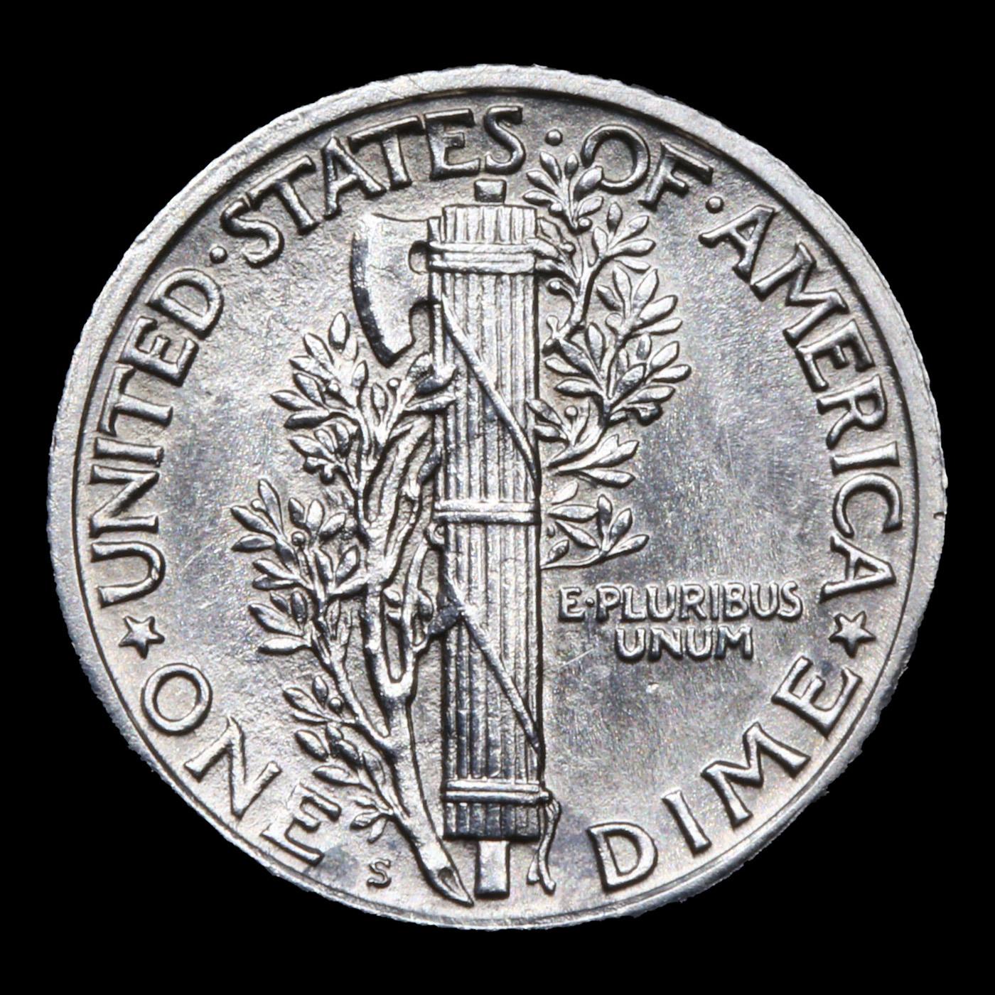 ***Auction Highlight*** 1926-s Mercury Dime 10c Graded Choice Unc FSB By USCG (fc)