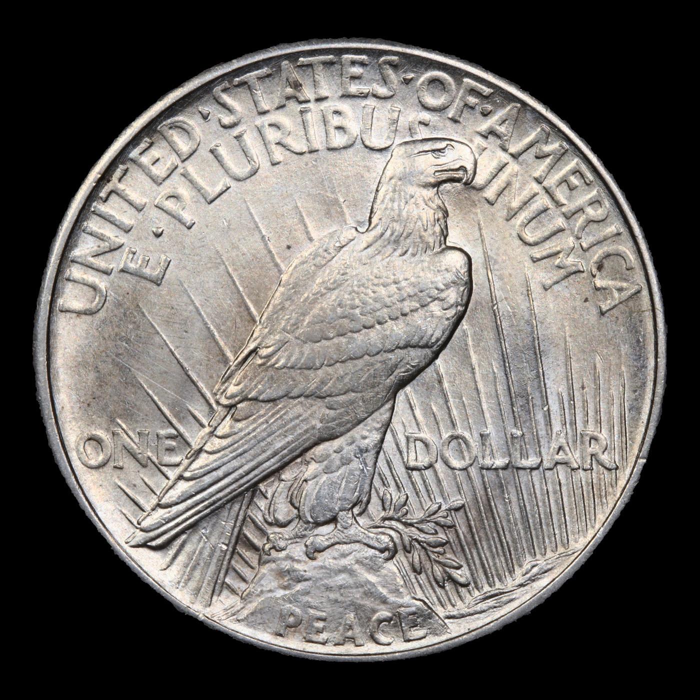 ***Auction Highlight*** 1921-p Peace Dollar $1 Graded Select+ Unc By USCG (fc)