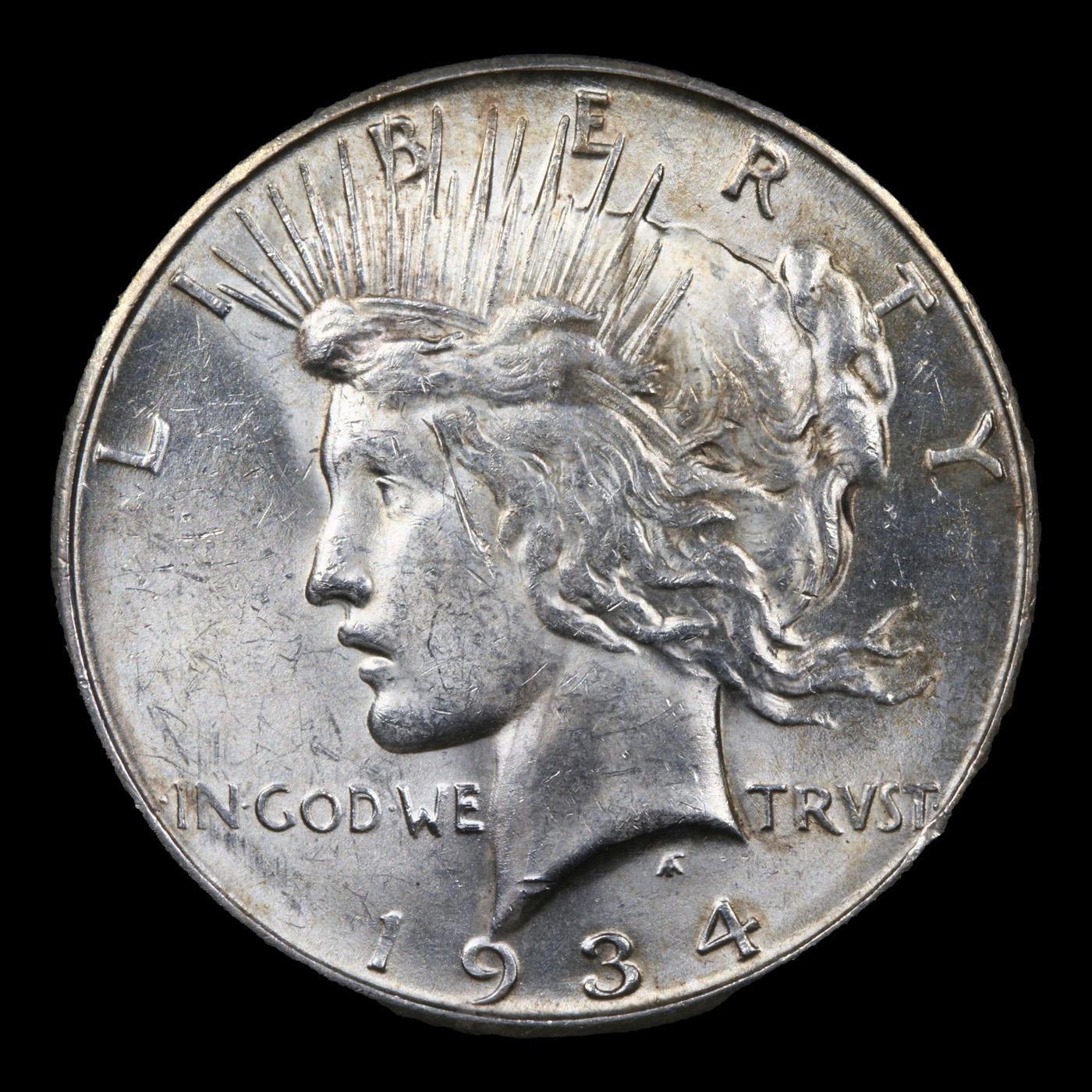 1934-d vam 3A I5 R6 Peace Dollar $1 Grades Select Unc