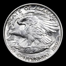 1921 Alabama Old Commem Half Dollar 50c Graded Select Unc