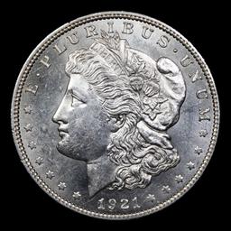 1921-p Morgan Dollar $1 Graded Select Unc PL