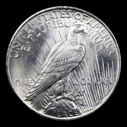 1925-p Peace Dollar $1 Graded GEM+ Unc