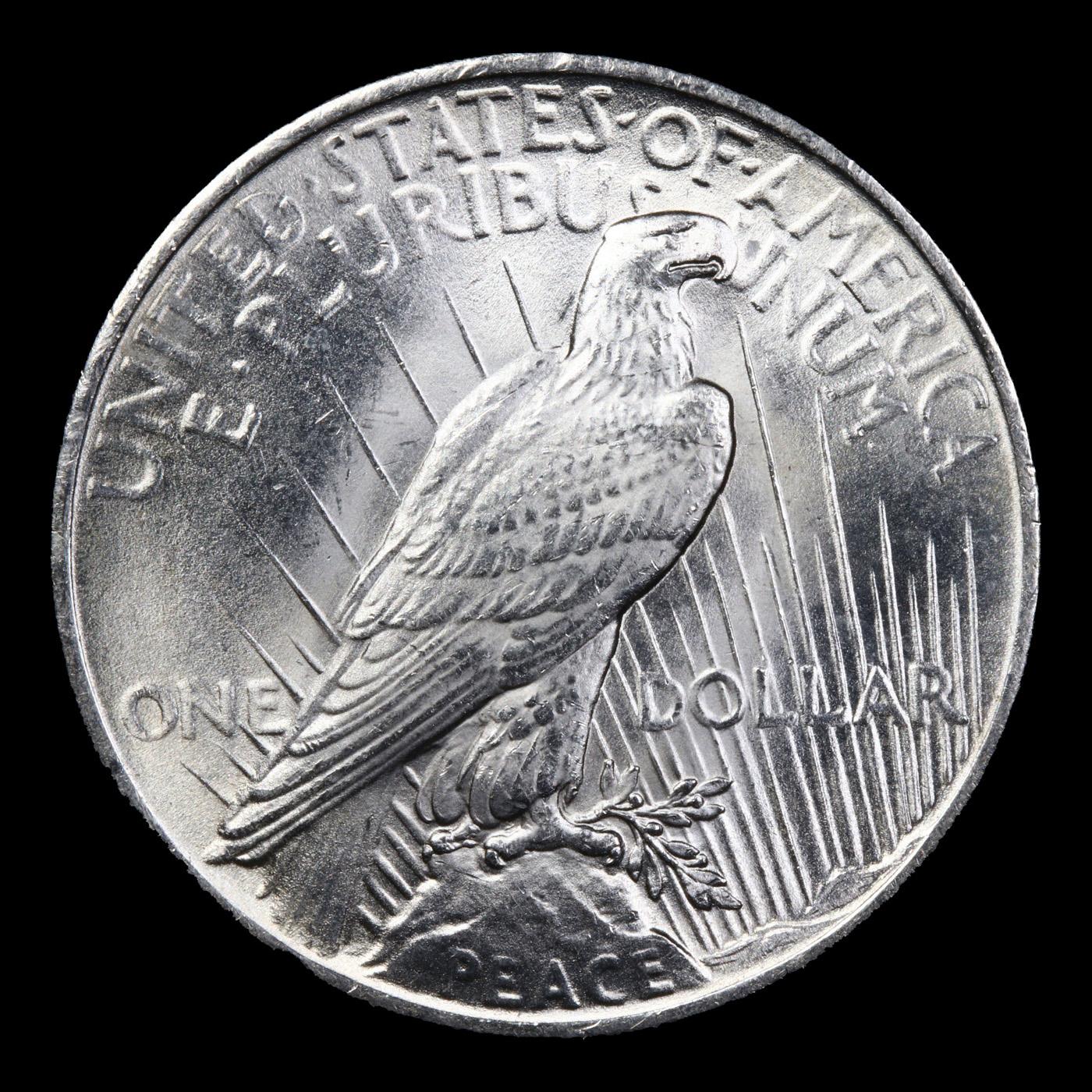 1925-p Peace Dollar $1 Graded GEM+ Unc