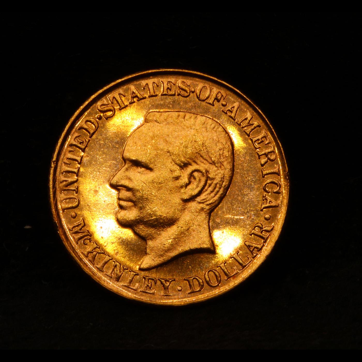 ***Auction Highlight*** 1917 McKinley Gold Commem Dollar 1 Graded ms64 pl By SEGS (fc)