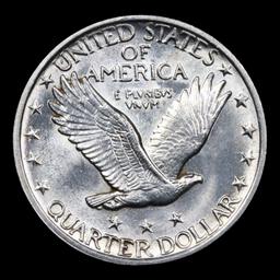 ***Auction Highlight*** 1923-p Standing Liberty Quarter 25c Graded ms65 By SEGS (fc)