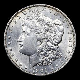 ***Auction Highlight*** 1901-p vam 21 I3 R5 Morgan Dollar $1 Graded Select Unc By USCG (fc)