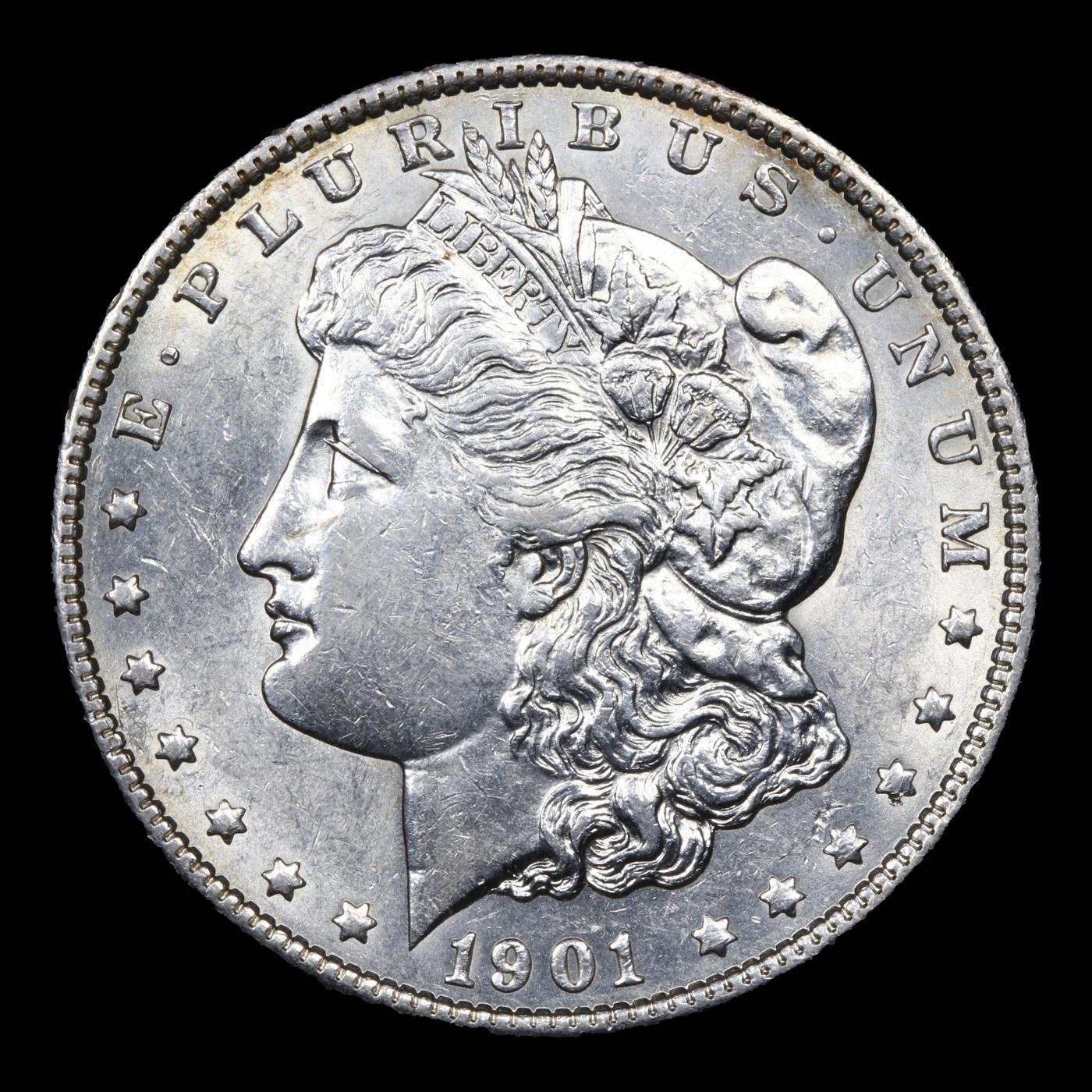 ***Auction Highlight*** 1901-p vam 21 I3 R5 Morgan Dollar $1 Graded Select Unc By USCG (fc)