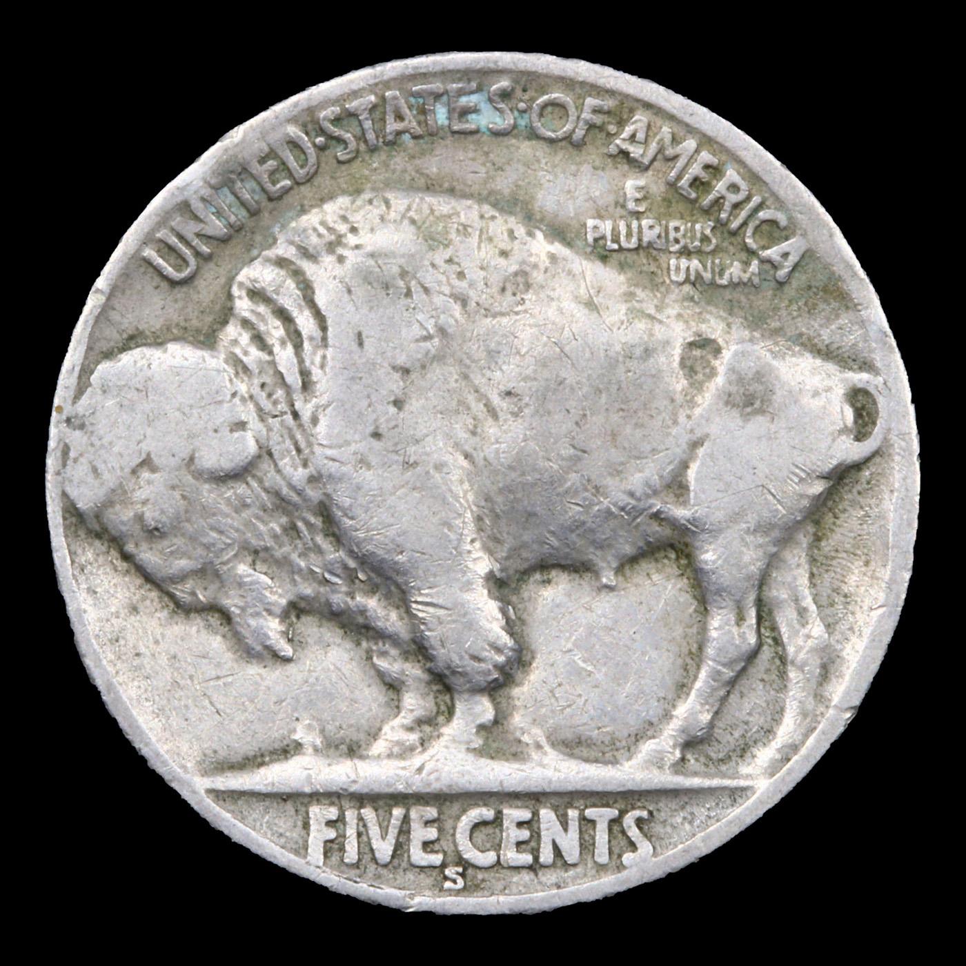 1925-s Buffalo Nickel 5c Graded f+