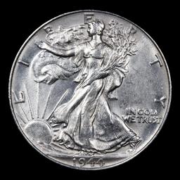 1944-p Walking Liberty Half Dollar 50c Graded Select+ Unc