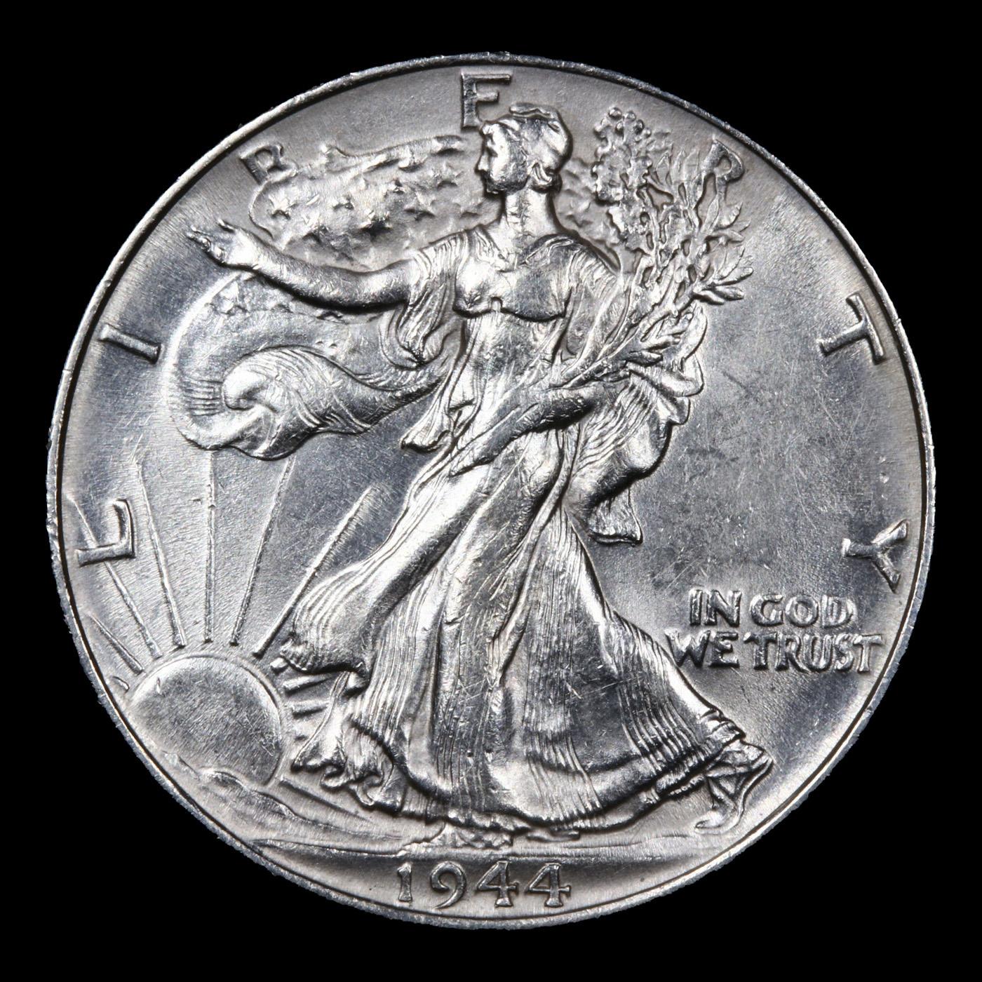 1944-p Walking Liberty Half Dollar 50c Graded Select+ Unc
