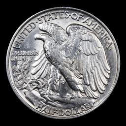 1944-p Walking Liberty Half Dollar 50c Graded Select+ Unc