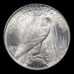 1924-p Peace Dollar $1 Graded Choice Unc