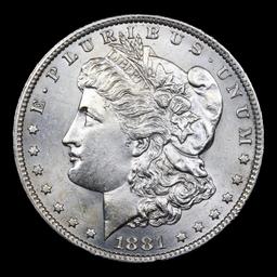 1881-o Hot 50 Vam 27 I3 R7 Morgan Dollar $1 Graded Select+ Unc