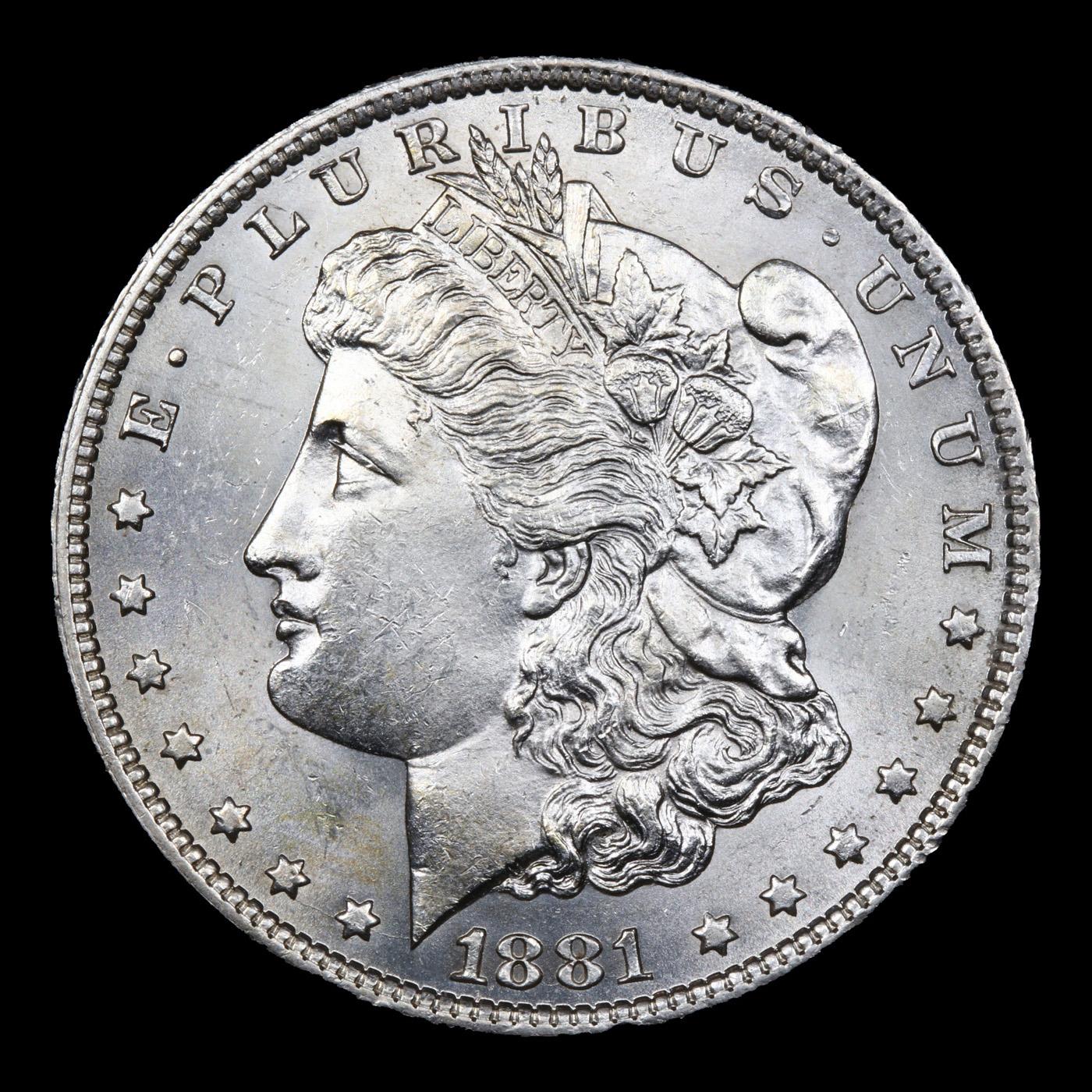 1881-o Hot 50 Vam 27 I3 R7 Morgan Dollar $1 Graded Select+ Unc