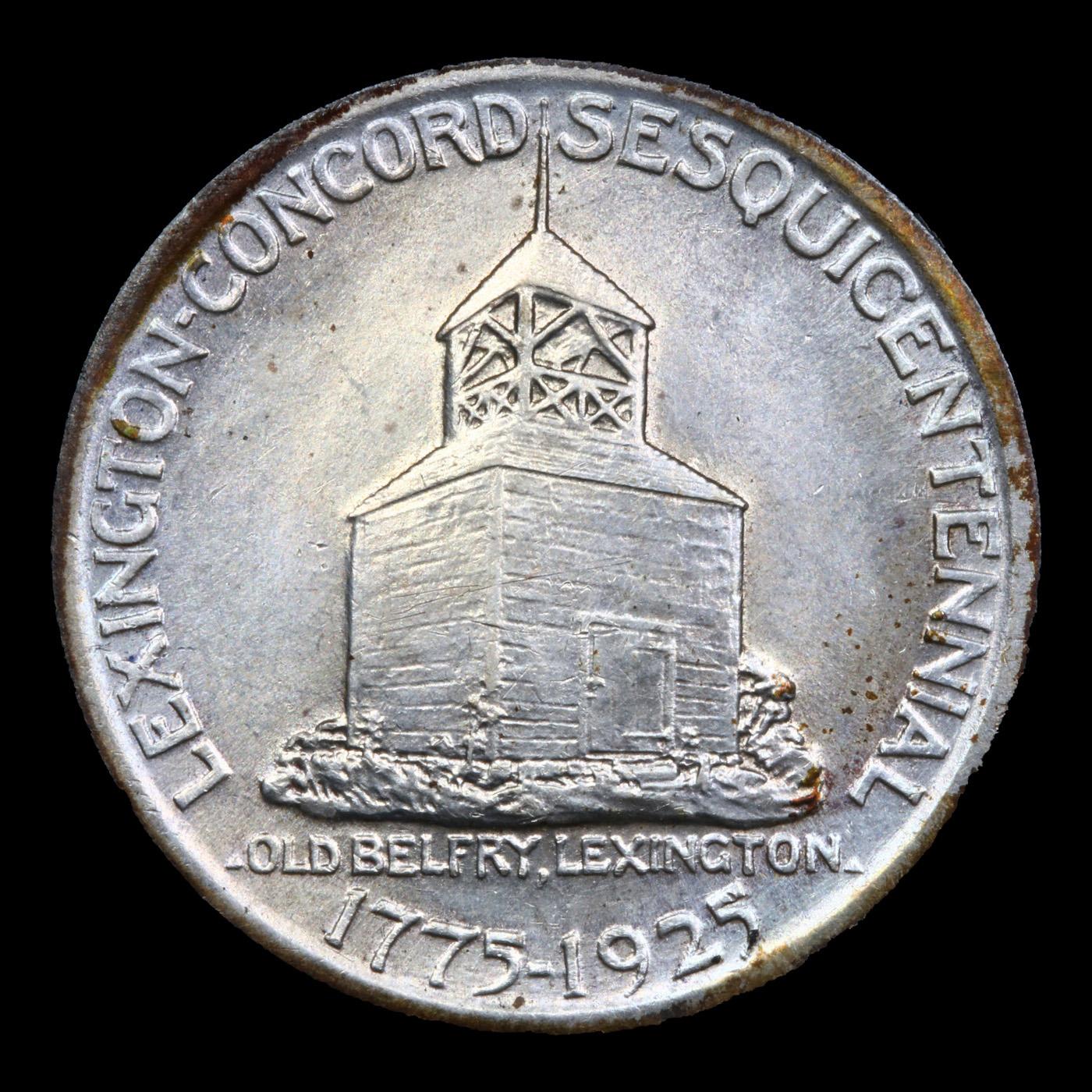 1925 Lexington Old Commem Half Dollar 50c Graded Unc Details