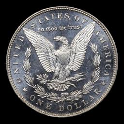 1887-p Morgan Dollar $1 Graded Select Unc+ DMPL