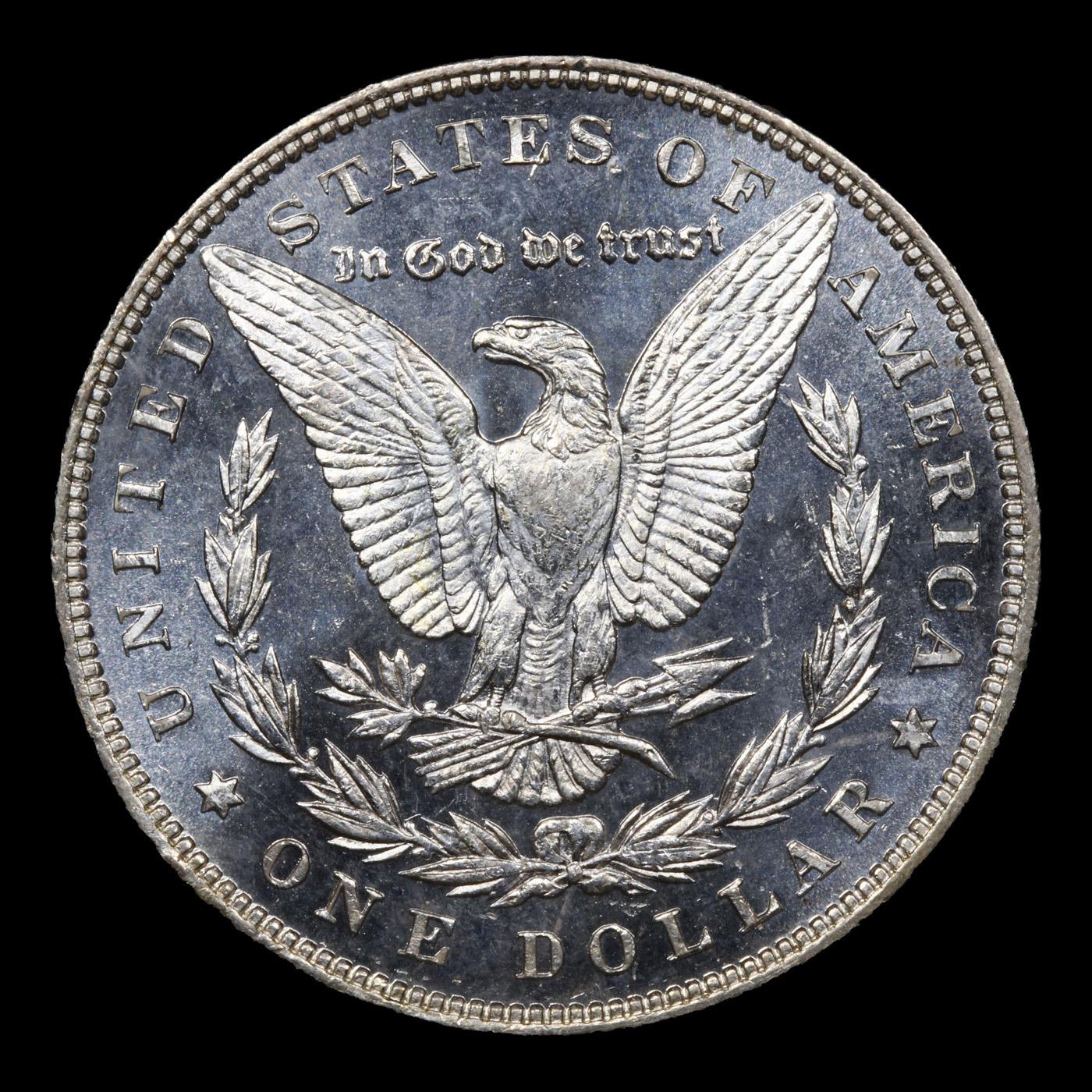 1887-p Morgan Dollar $1 Graded Select Unc+ DMPL