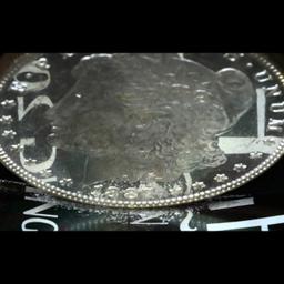 1887-p Morgan Dollar $1 Graded Select Unc+ DMPL