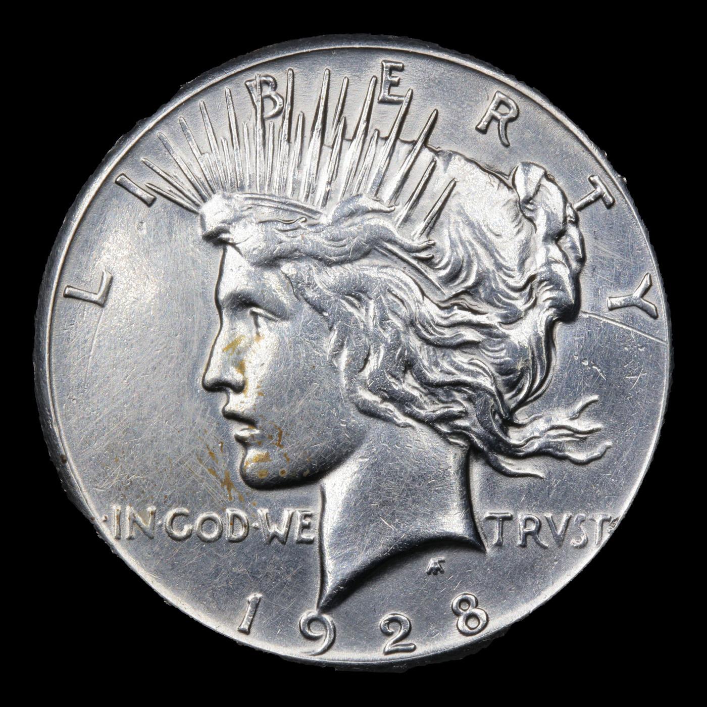 1928-p Peace Dollar $1 Graded Unc Details