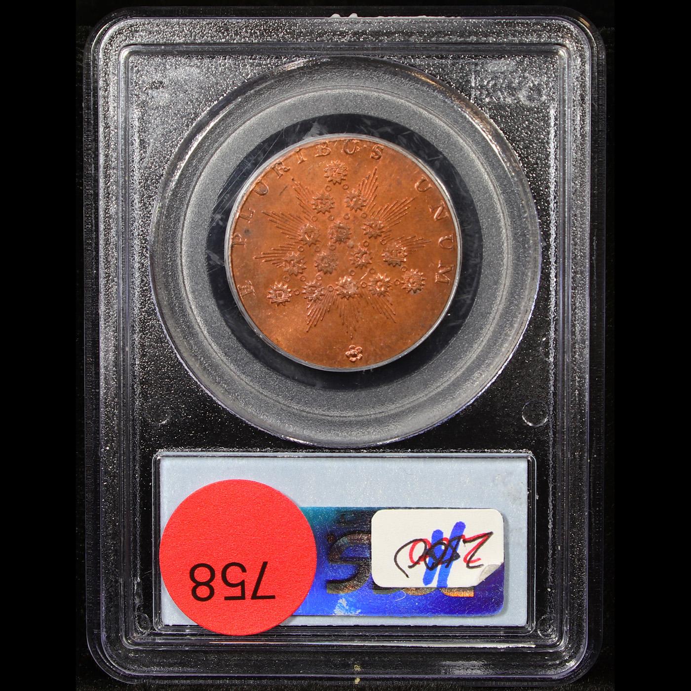 ***Auction Highlight*** PCGS (1792-1794) Kentucky Lancaster Cent Near TOP POP 1c Graded ms64 rd By P