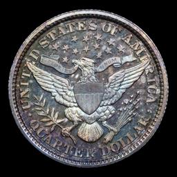 Proof ***Auction Highlight*** 1895 NEAR TOP POP! Barber Quarter 25c Graded pr68+ cam By SEGS (fc)