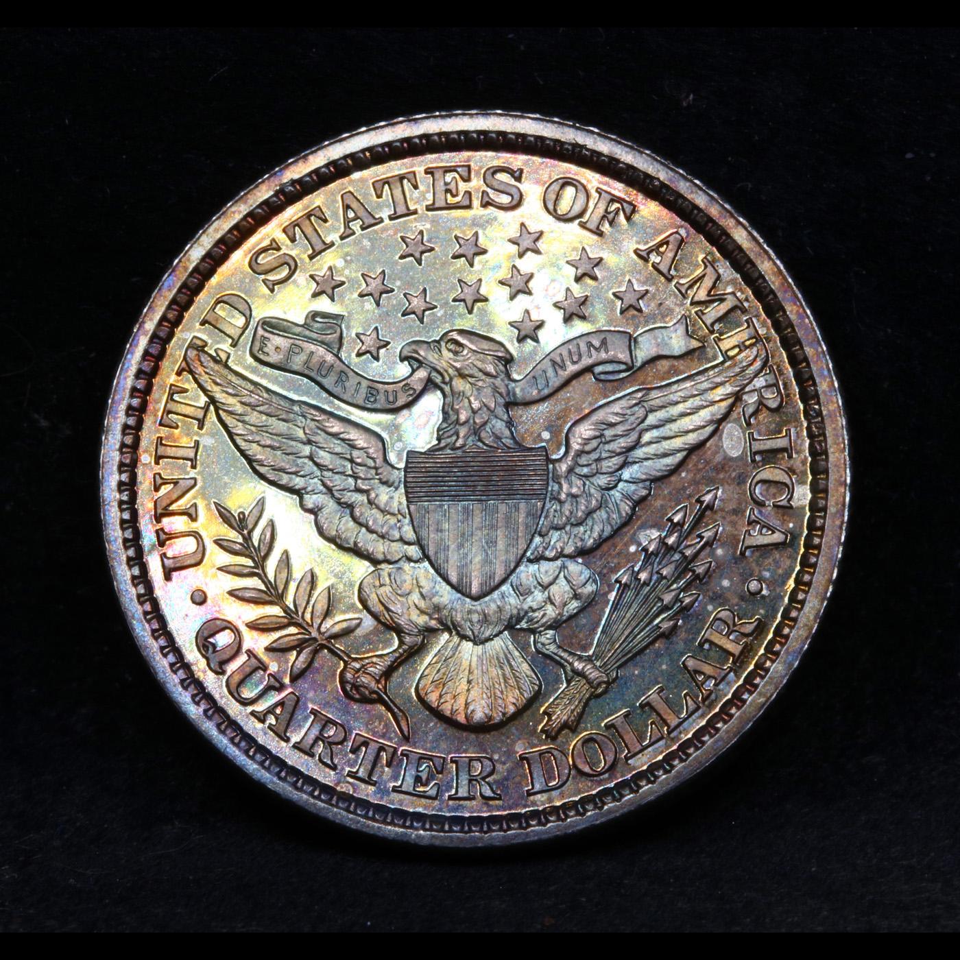 Proof ***Auction Highlight*** 1895 NEAR TOP POP! Barber Quarter 25c Graded pr68+ cam By SEGS (fc)