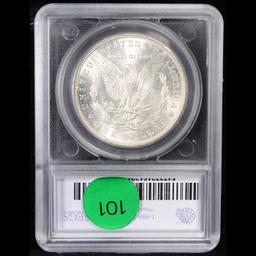 ***Auction Highlight*** 1890-p Morgan Dollar $1 Graded ms65+ By SEGS (fc)