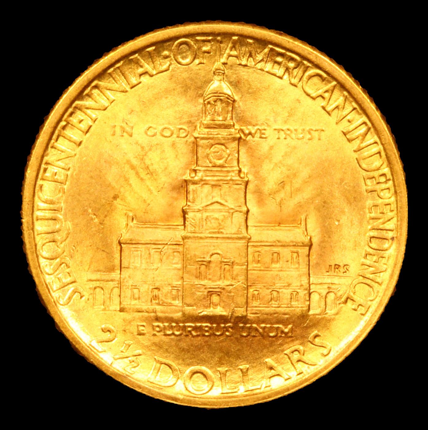 ***Auction Highlight*** 1926 Sesqui Gold Commem $2 1/2 Graded ms66 By SEGS (fc)