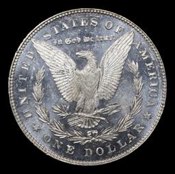 ***Auction Highlight*** 1878-p 7tf vam 84 I3 R4 Morgan Dollar $1 Graded ms63 DMPL By SEGS (fc)