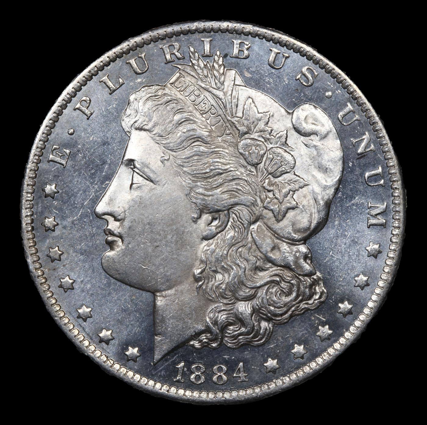 ***Auction Highlight*** 1884-o Morgan Dollar $1 Graded ms65+ DMPL By SEGS (fc)