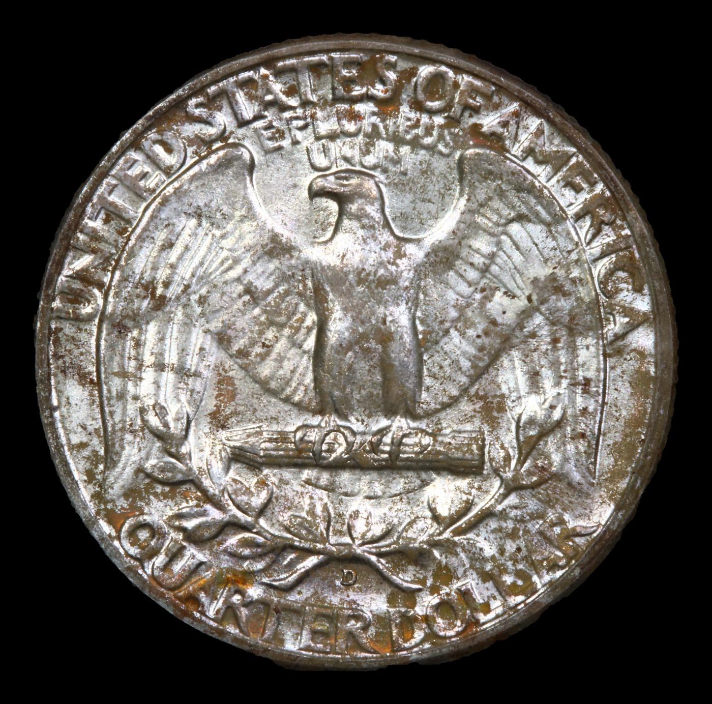 1944-d Washington Quarter 25c Grades GEM+ Unc