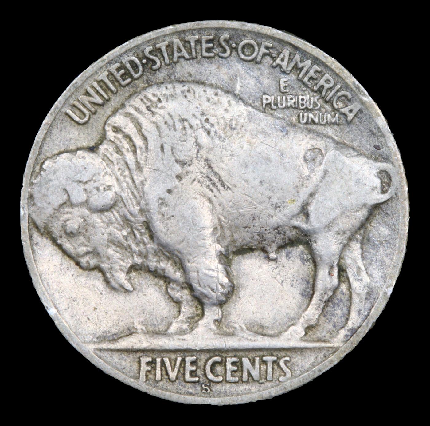 1927-s Buffalo Nickel 5c Grades vf++