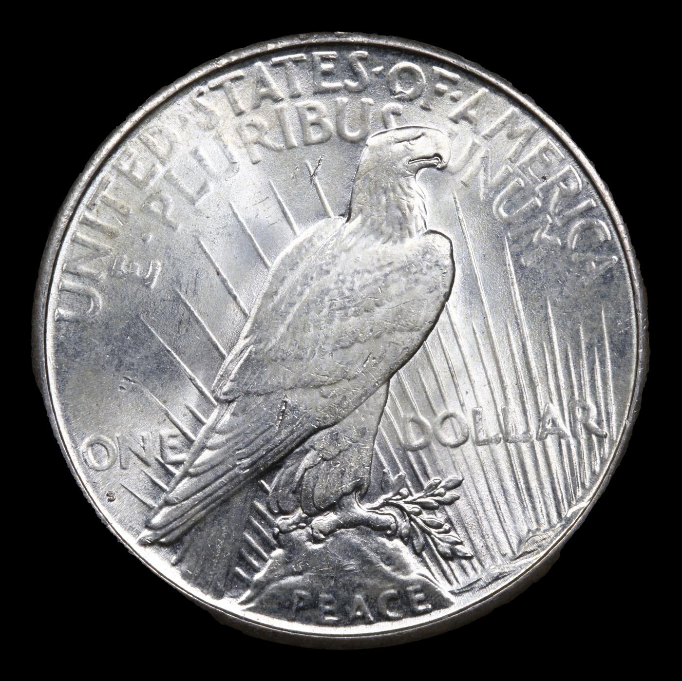 ***Auction Highlight*** 1927-s Vam 1J R5 Peace Dollar $1 Graded ms63+ By SEGS (fc)