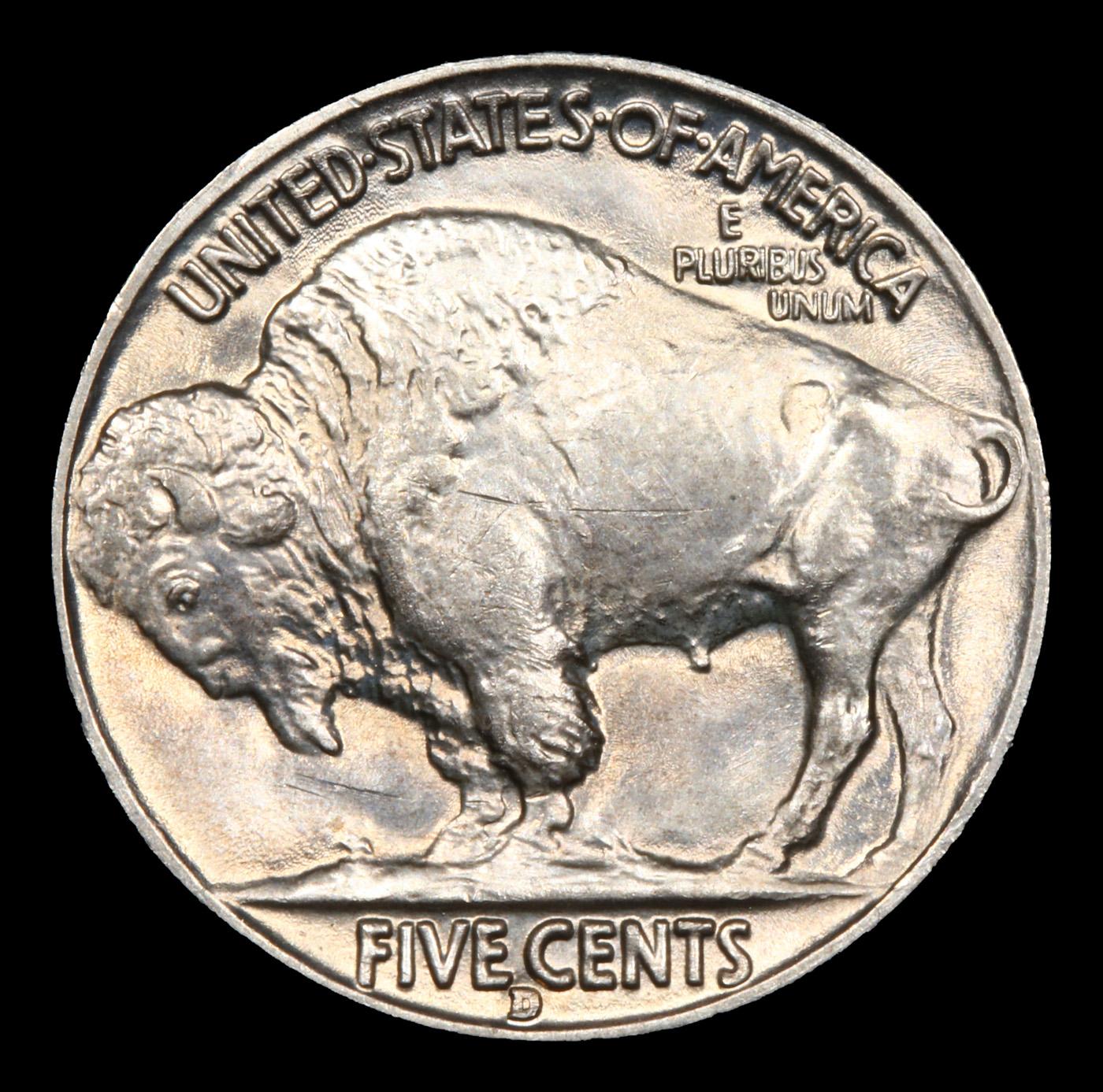 1938-d Buffalo Nickel 5c Grades Choice Unc