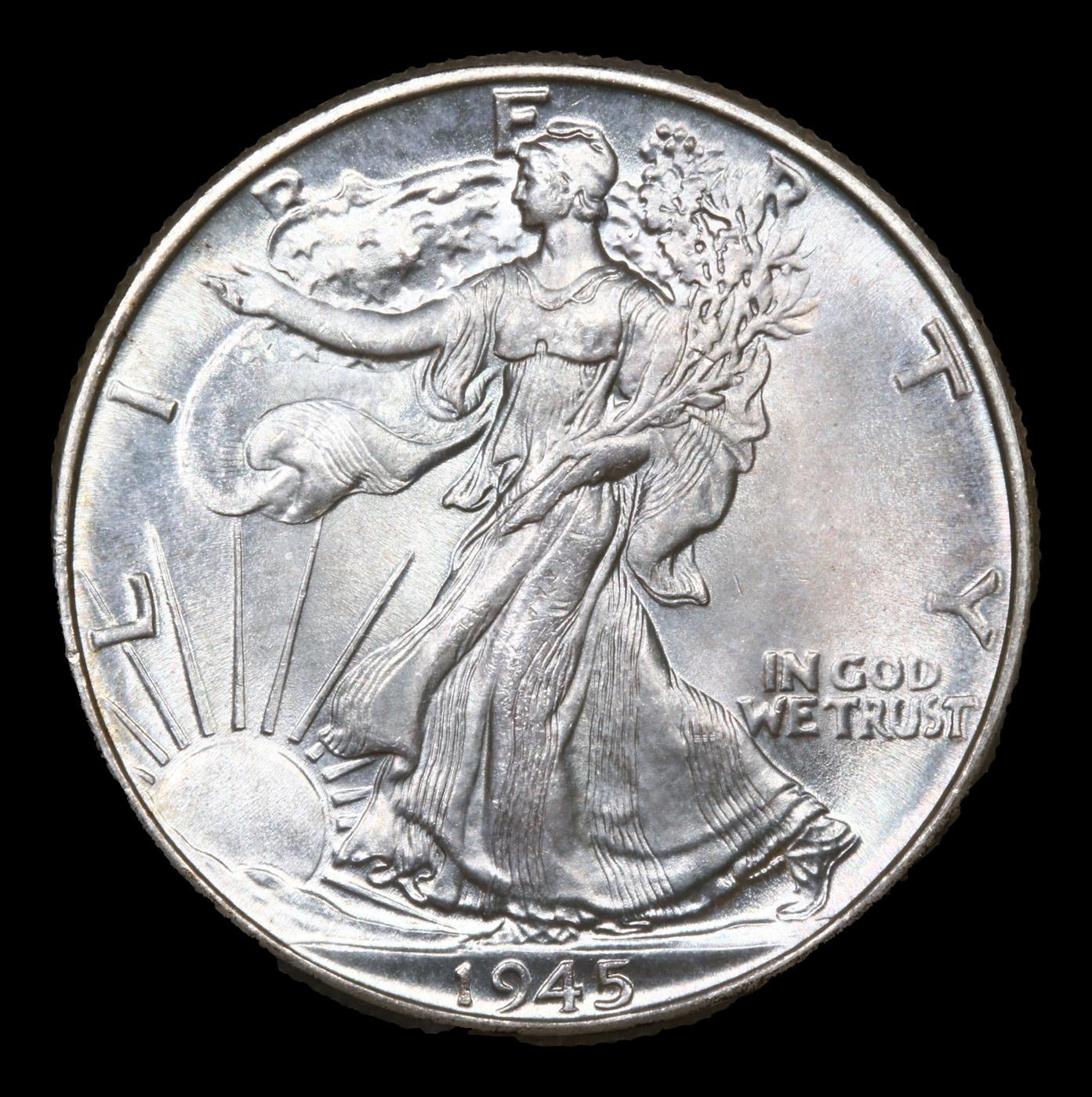 ***Auction Highlight*** 1945-p Walking Liberty Half Dollar 50c Graded ms67 By SEGS (fc)