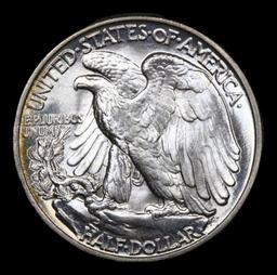 ***Auction Highlight*** 1945-p Walking Liberty Half Dollar 50c Graded ms67 By SEGS (fc)