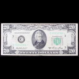 **Star Note** 1950a $20 Green Seal Federal Reserve Note Grades vf++