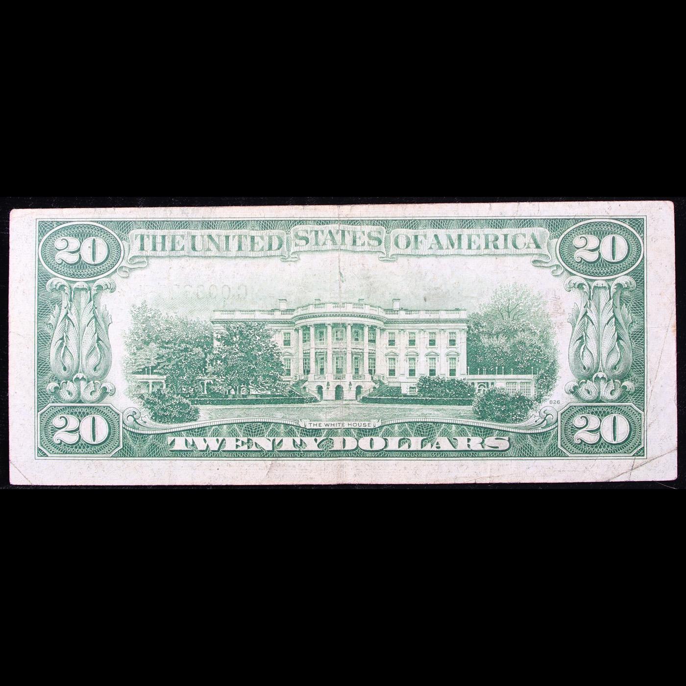 **Star Note** 1950a $20 Green Seal Federal Reserve Note Grades vf++