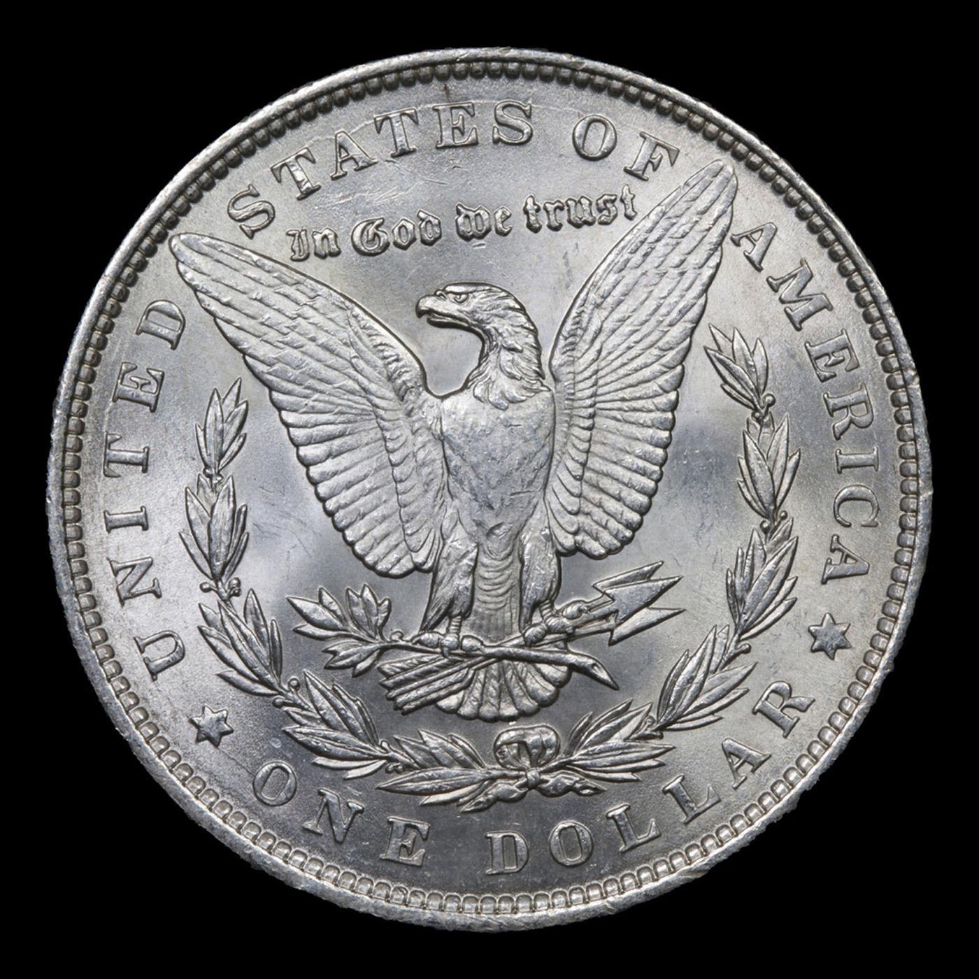 ***Auction Highlight*** 1891-p Morgan Dollar $1 Graded Choice+ Unc By USCG (fc)