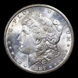 ***Auction Highlight*** 1887-s Morgan Dollar $1 Graded ms64 By SEGS (fc)