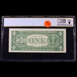 ***Auction Highlight*** PCGS SERIAL NUMBER 5 1957A $1 Silver Certifiacte FR-1620 Graded cu64 By PCGS