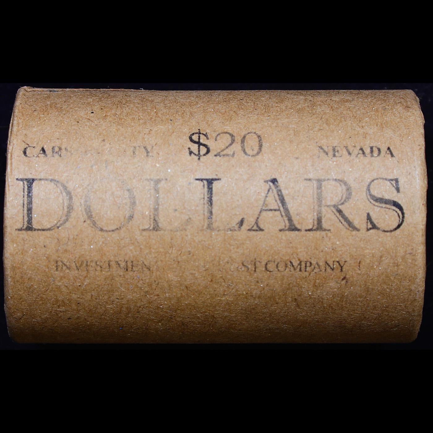 ***Auction Highlight*** 1889 & CC Uncirculated Morgan Dollar Shotgun Roll (fc)