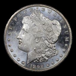 ***Auction Highlight*** 1892-cc /cc vam 4 Morgan Dollar $1 Graded ms63 DMPL By SEGS (fc)